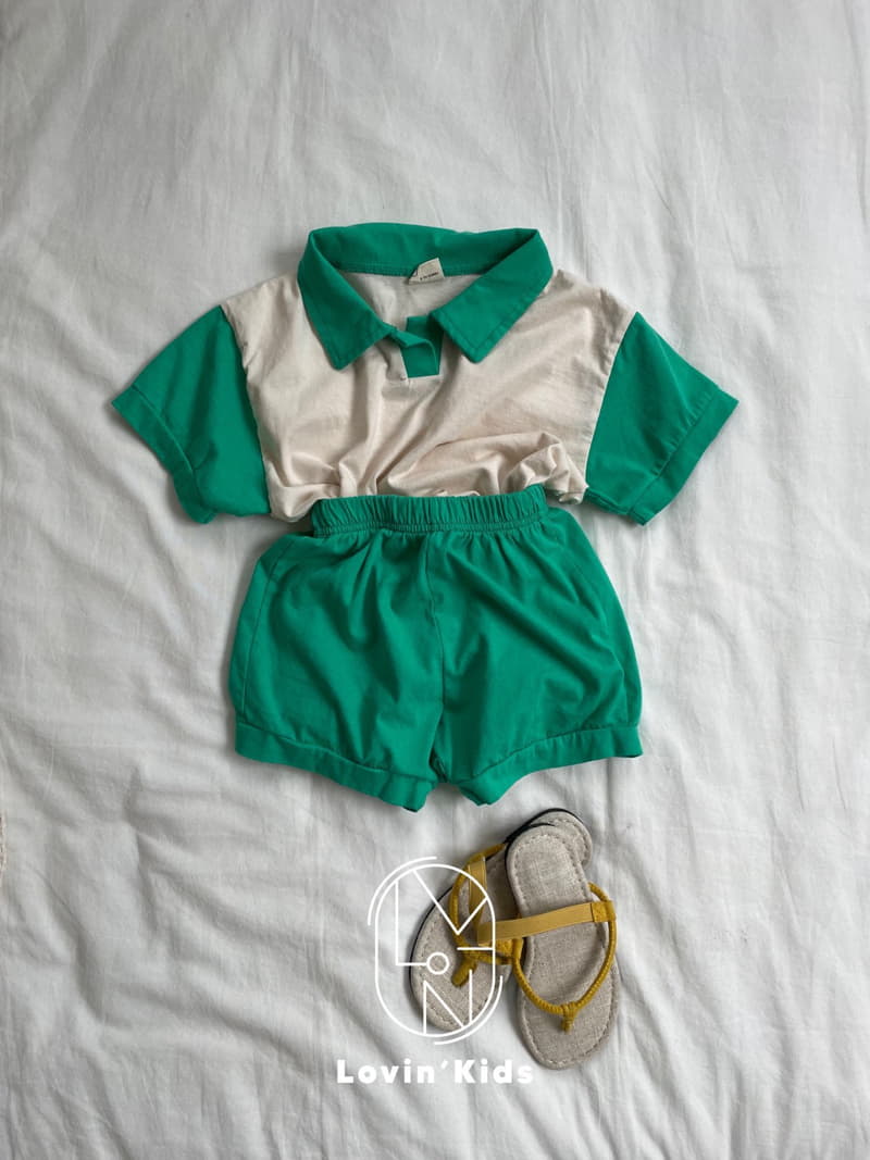 Lovin - Korean Children Fashion - #childofig - Collar Top Bottom Set - 6