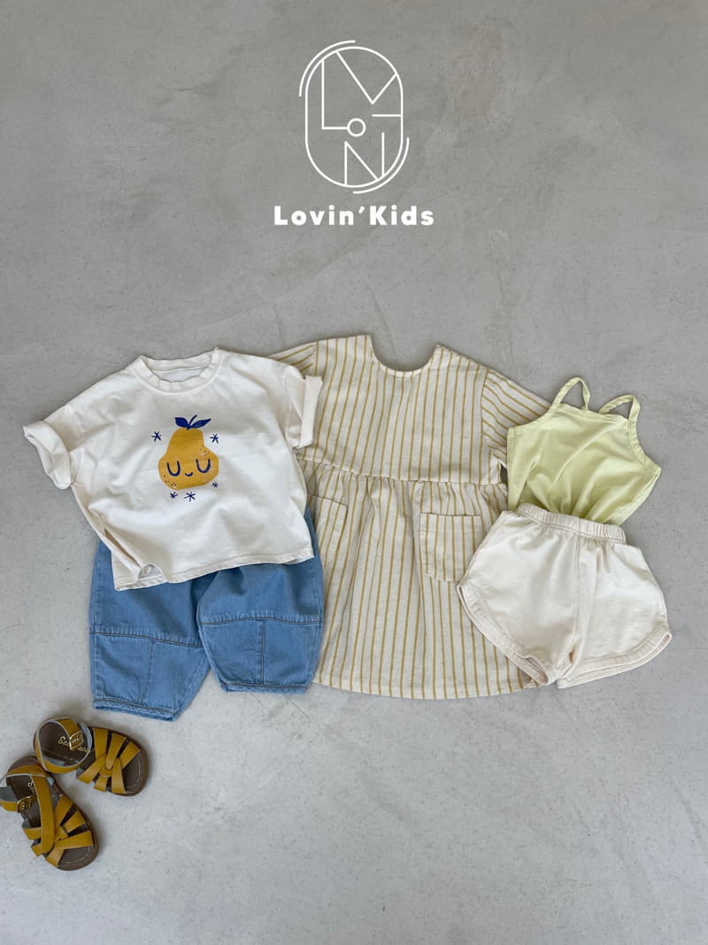 Lovin - Korean Children Fashion - #fashionkids - Stripes Pocket One-piece - 8