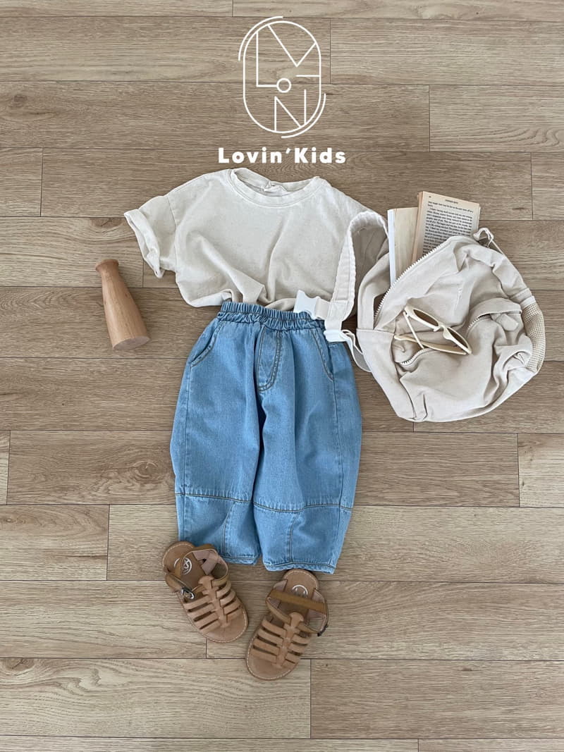 Lovin - Korean Children Fashion - #magicofchildhood - Linen Basic Tee - 12