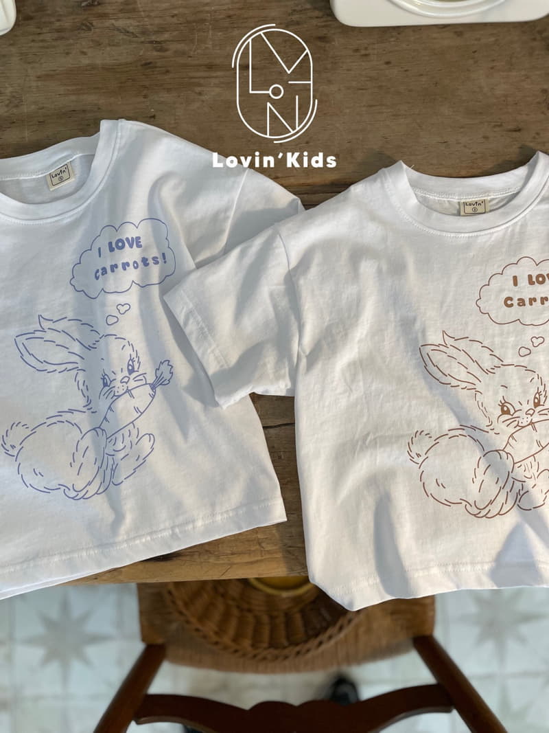 Lovin - Korean Children Fashion - #magicofchildhood - Rabbit Half Tee with Mom - 5