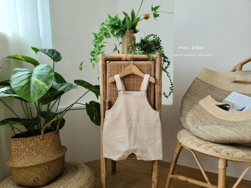 Mac - Korean Baby Fashion - #babyoninstagram - Dungarees Bodysuit