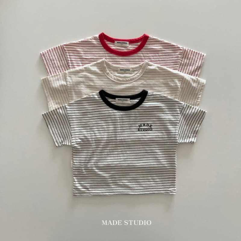 Made Studio - Korean Children Fashion - #childofig - May Stripes Tee - 11