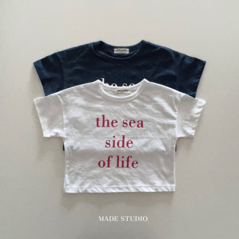 Made Studio - Korean Children Fashion - #childofig - Lettering Tee