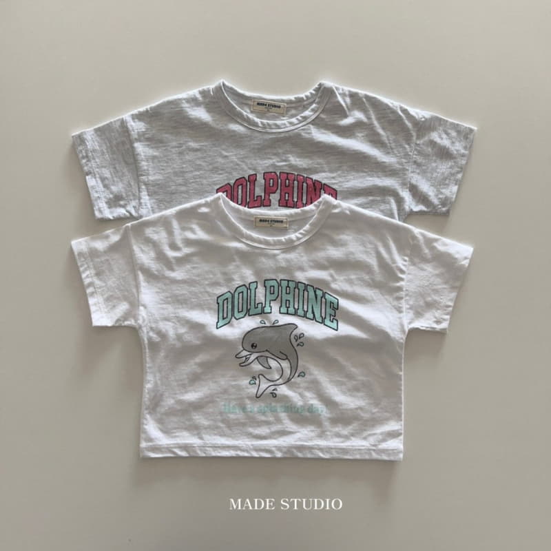 Made Studio - Korean Children Fashion - #childofig - Dolphin Tee