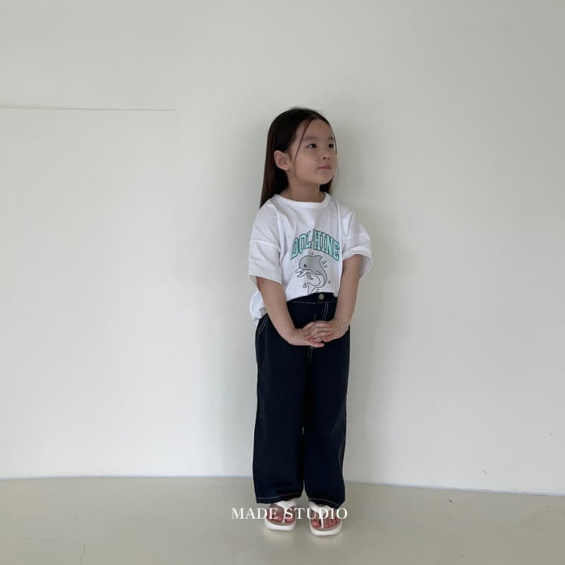 Made Studio - Korean Children Fashion - #childrensboutique - Dolphin Tee - 2