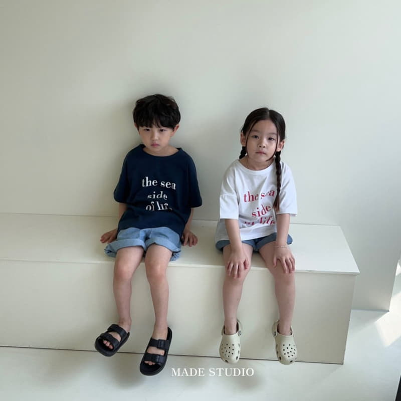Made Studio - Korean Children Fashion - #designkidswear - Denim Shorts - 10