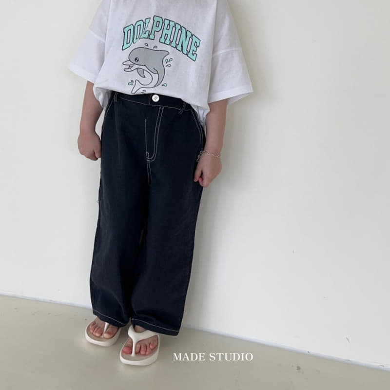 Made Studio - Korean Children Fashion - #designkidswear - Dolphin Tee - 3