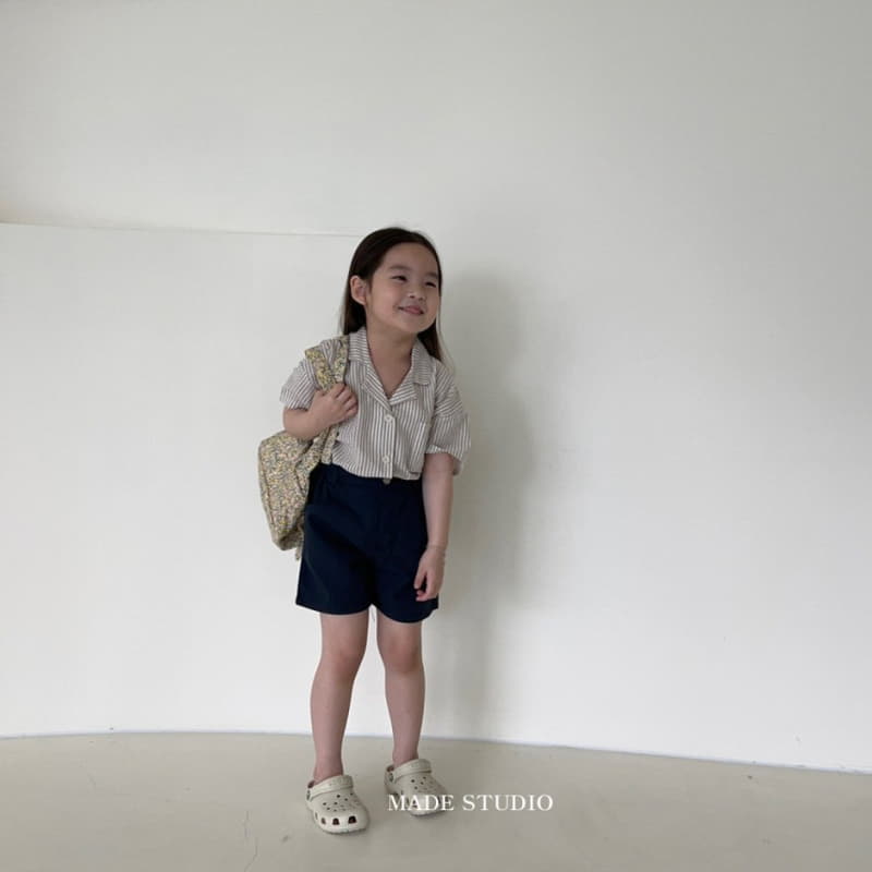 Made Studio - Korean Children Fashion - #discoveringself - Stripes Shirt - 6