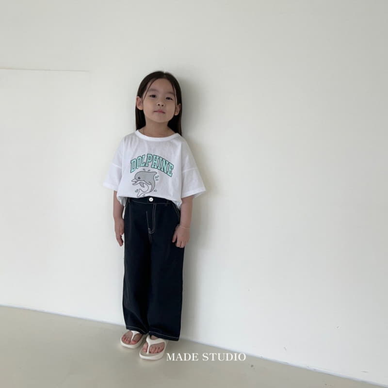 Made Studio - Korean Children Fashion - #designkidswear - Dolphin Tee - 4