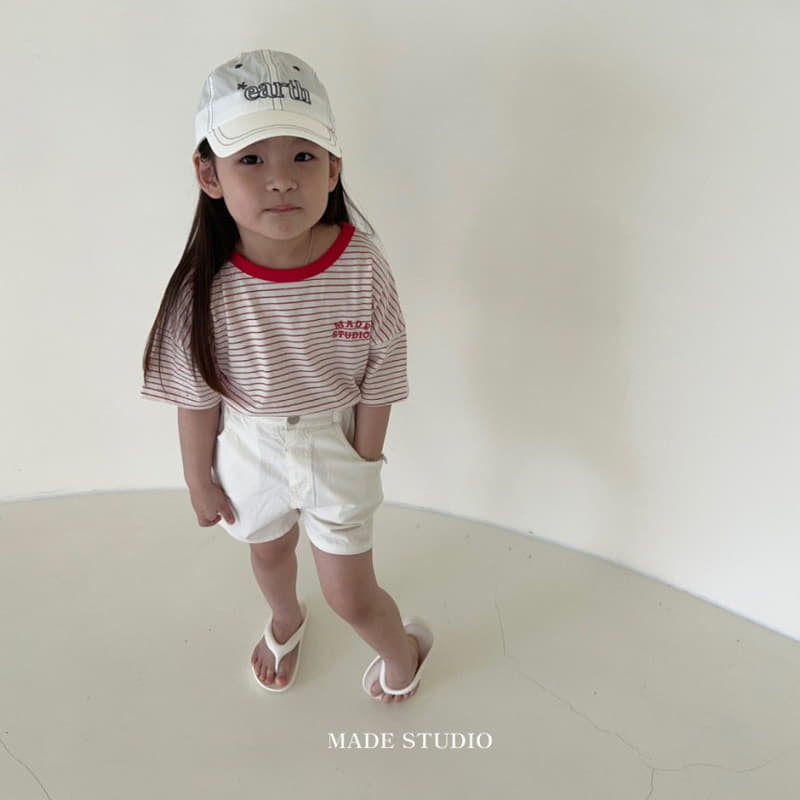 Made Studio - Korean Children Fashion - #fashionkids - May Stripes Tee - 2