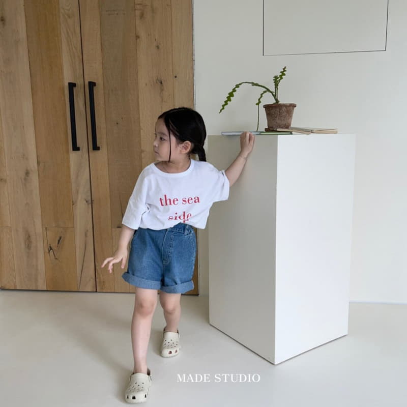 Made Studio - Korean Children Fashion - #fashionkids - Denim Shorts - 12