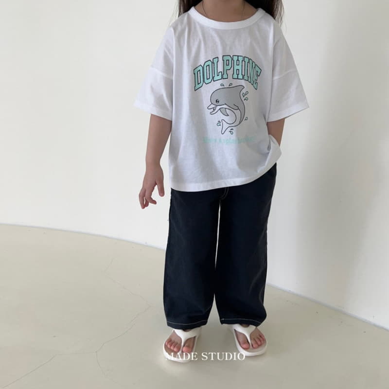 Made Studio - Korean Children Fashion - #fashionkids - Dolphin Tee - 5