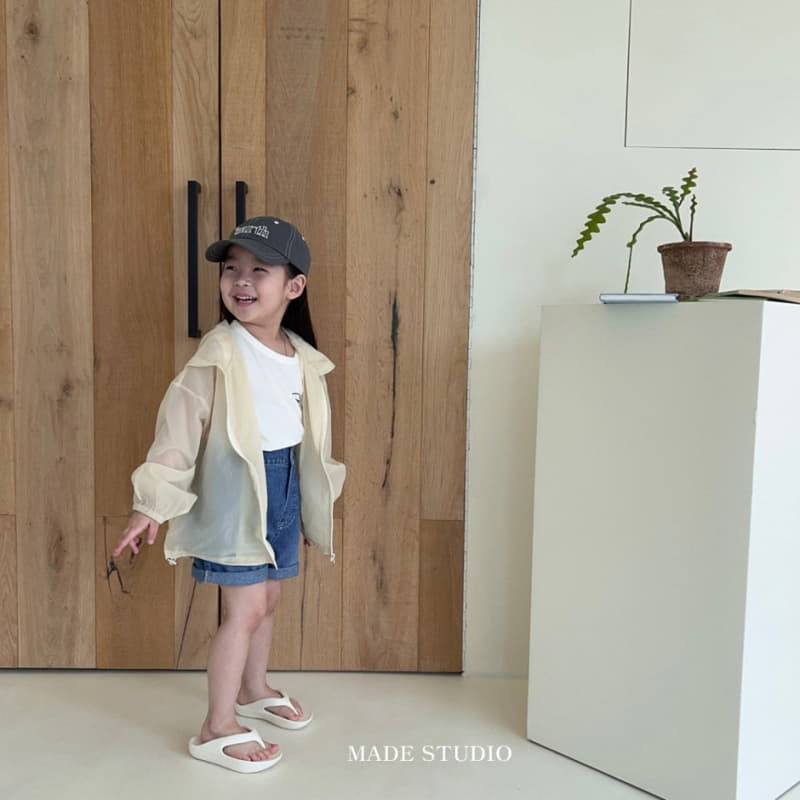 Made Studio - Korean Children Fashion - #littlefashionista - Denim Shorts - 4