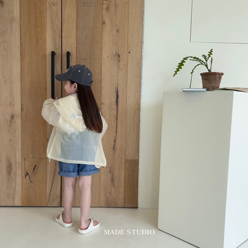 Made Studio - Korean Children Fashion - #minifashionista - Denim Shorts - 5