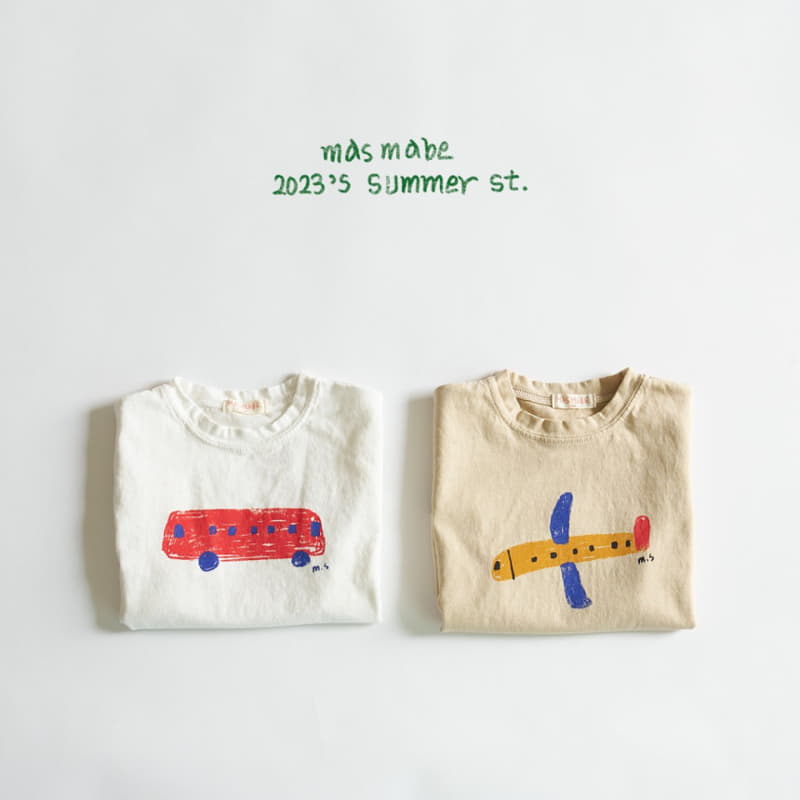 Masmabe - Korean Baby Fashion - #babyboutique - Airplane Tee Bebe