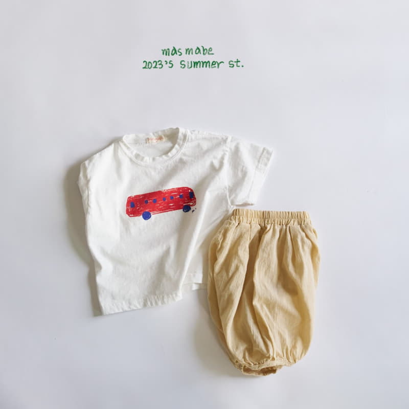 Masmabe - Korean Baby Fashion - #babyclothing - Bus Tee Bebe - 3