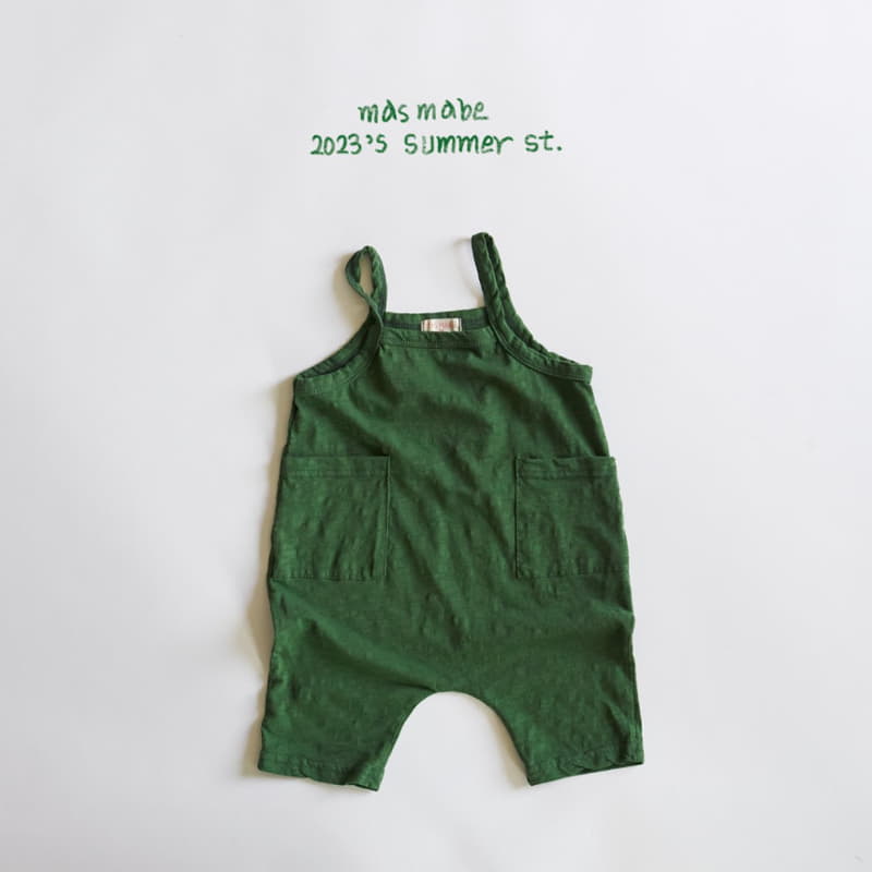 Masmabe - Korean Baby Fashion - #babyfever - Square Overalls Bebe