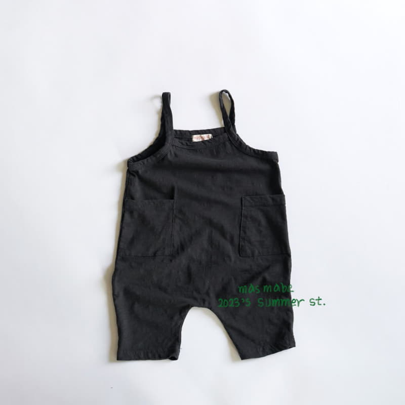 Masmabe - Korean Baby Fashion - #babygirlfashion - Square Overalls Bebe - 2