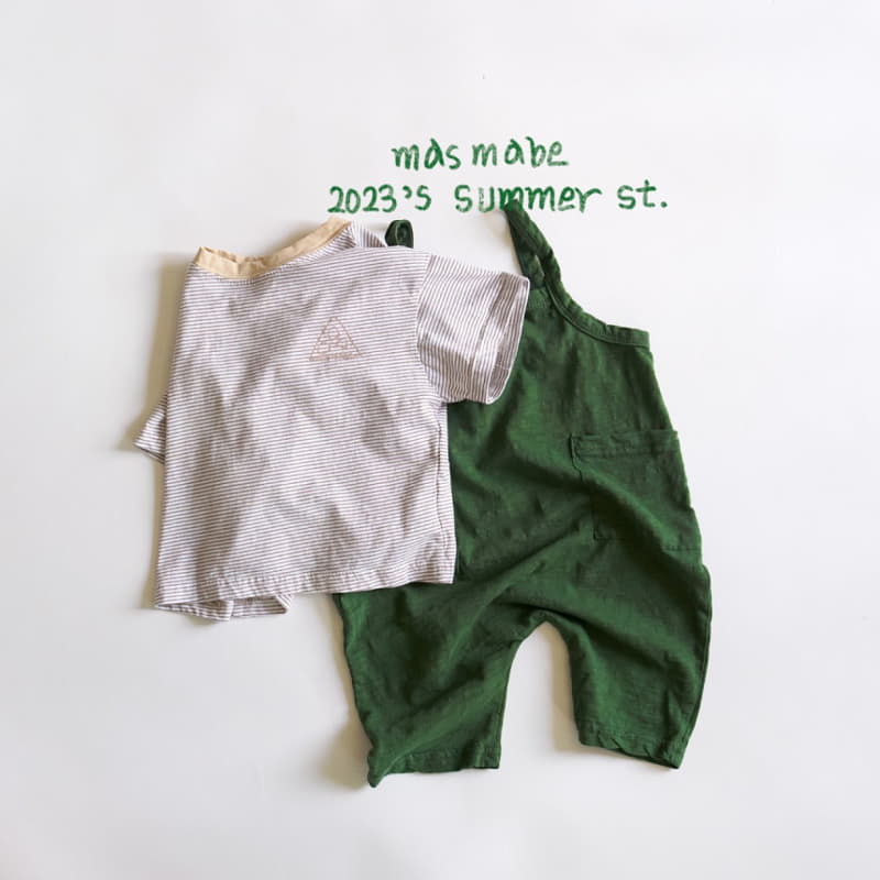 Masmabe - Korean Baby Fashion - #babylifestyle - Square Overalls Bebe - 3