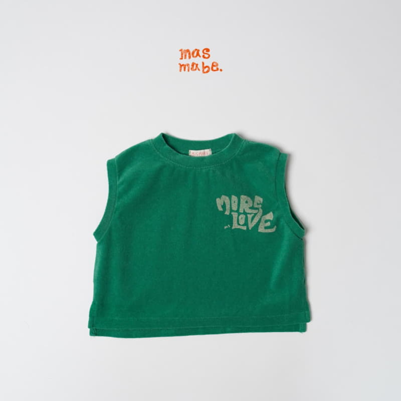 Masmabe - Korean Children Fashion - #childofig - More Love Vest Kid - 5