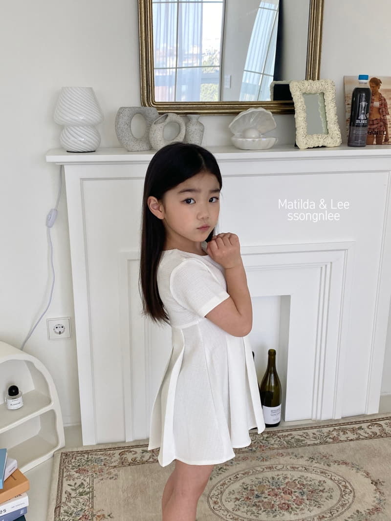 Matilda & Lee - Korean Children Fashion - #Kfashion4kids - Mini Wrinkle One-piece - 5