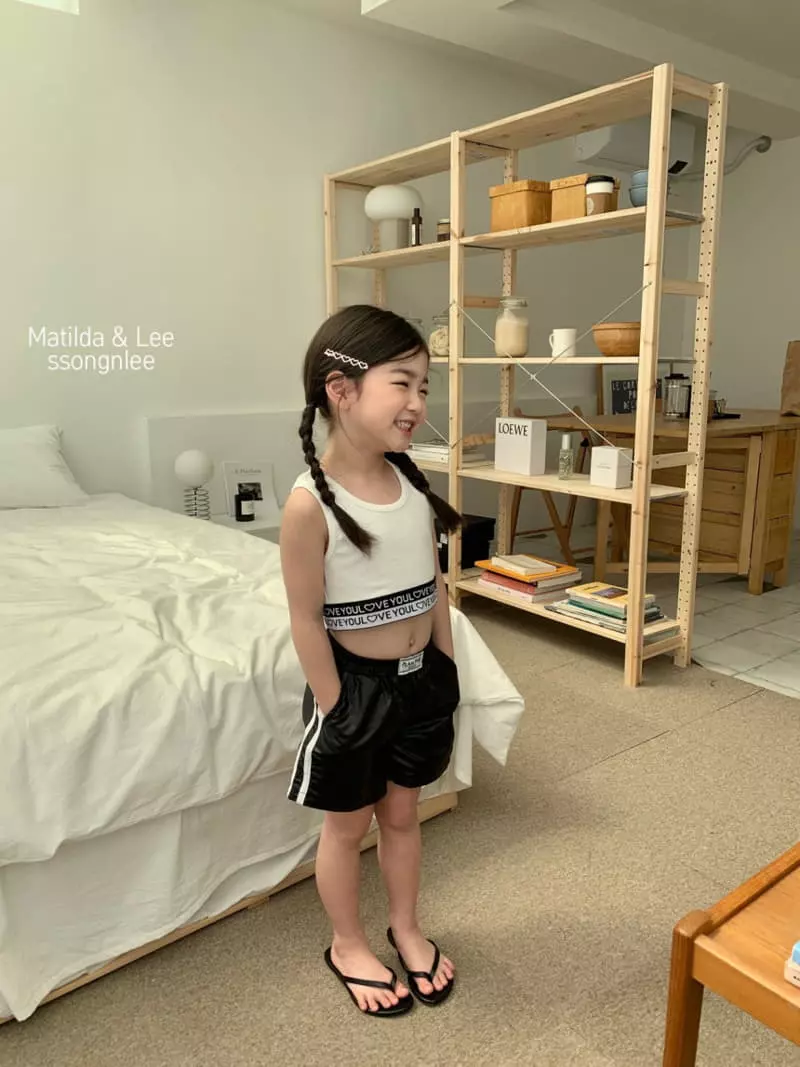 Matilda & Lee - Korean Children Fashion - #Kfashion4kids - Love Top Sleeveless - 3