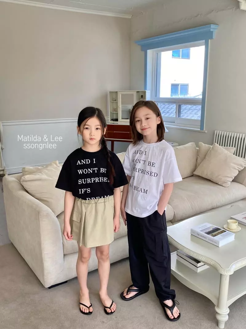 Matilda & Lee - Korean Children Fashion - #childofig - Lettering Tee - 5