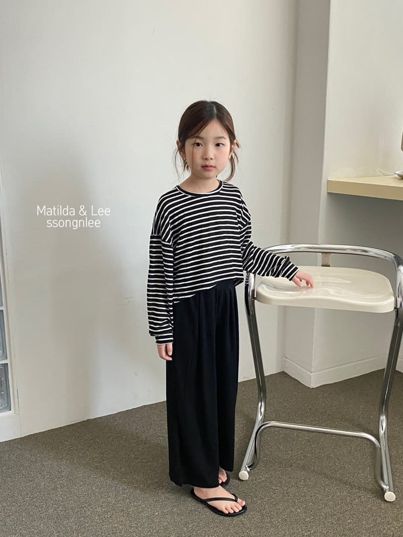 Matilda & Lee - Korean Children Fashion - #childofig - Rib Pintuck Pnats - 3