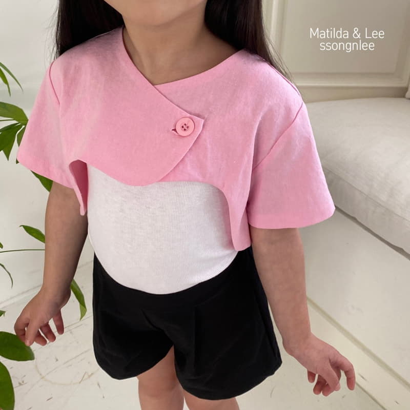 Matilda & Lee - Korean Children Fashion - #childrensboutique - Short Sleeves Crop Jacket - 6