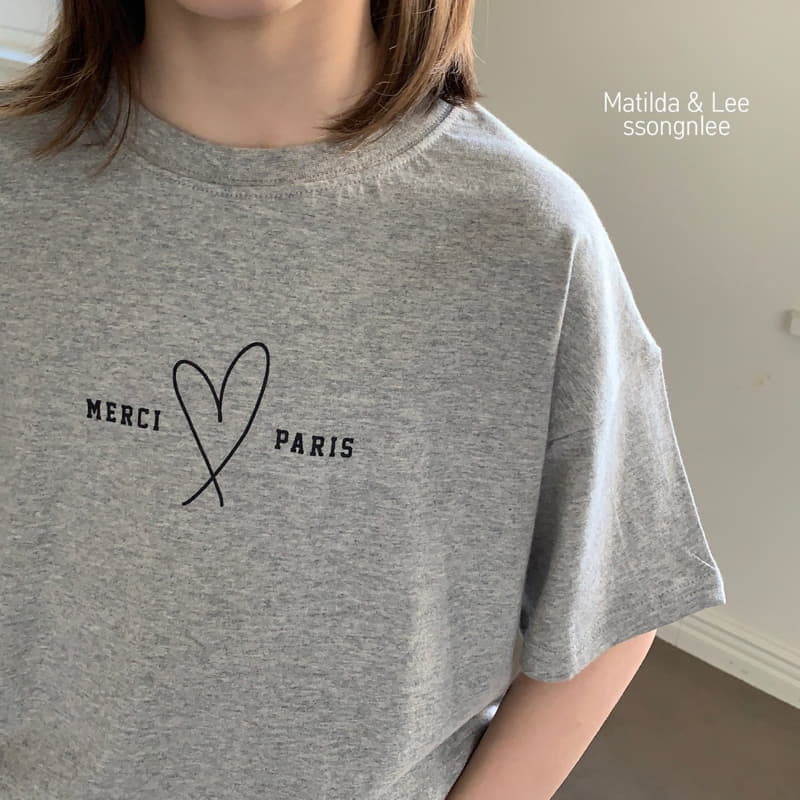 Matilda & Lee - Korean Children Fashion - #childrensboutique - Merci Heart Tee - 6