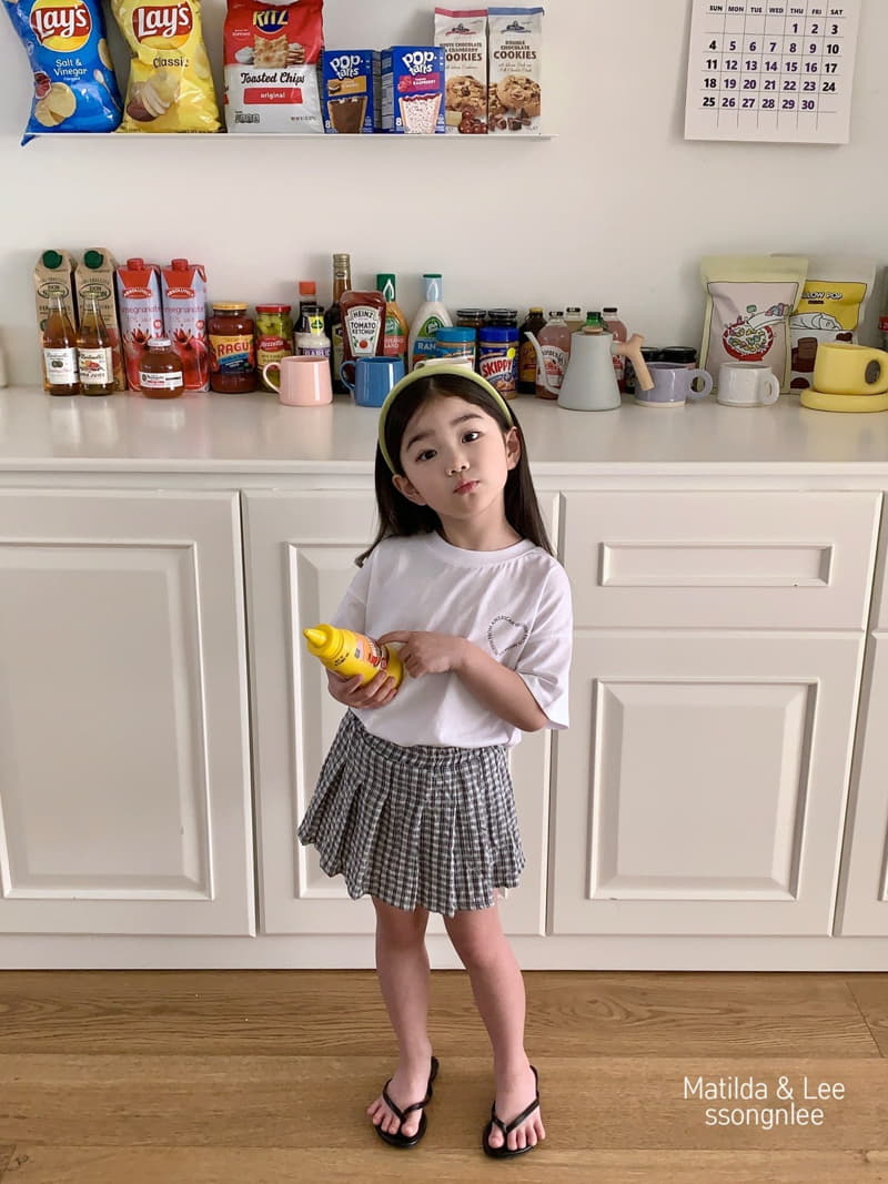 Matilda & Lee - Korean Children Fashion - #childrensboutique - Juicy Check Skirt