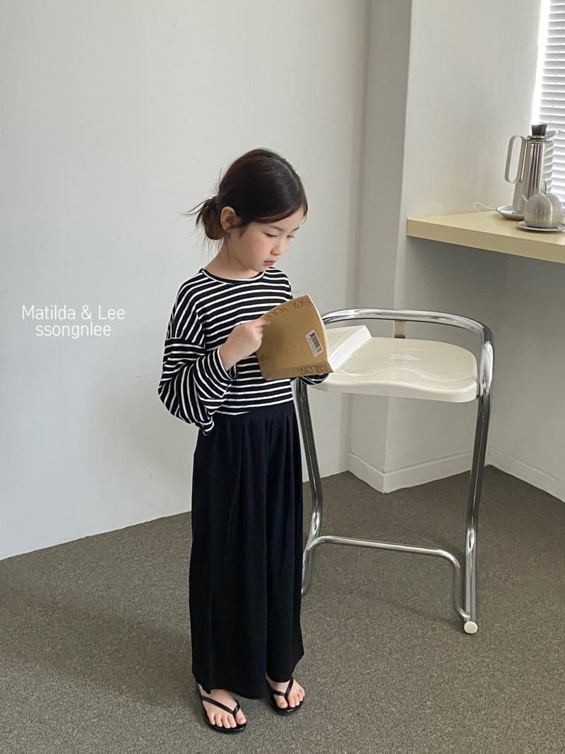 Matilda & Lee - Korean Children Fashion - #designkidswear - Rib Pintuck Pnats - 5