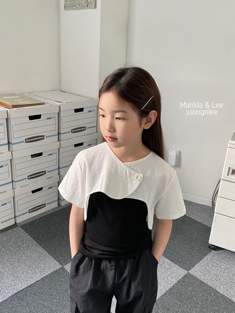 Matilda & Lee - Korean Children Fashion - #discoveringself - Short Sleeves Crop Jacket - 8