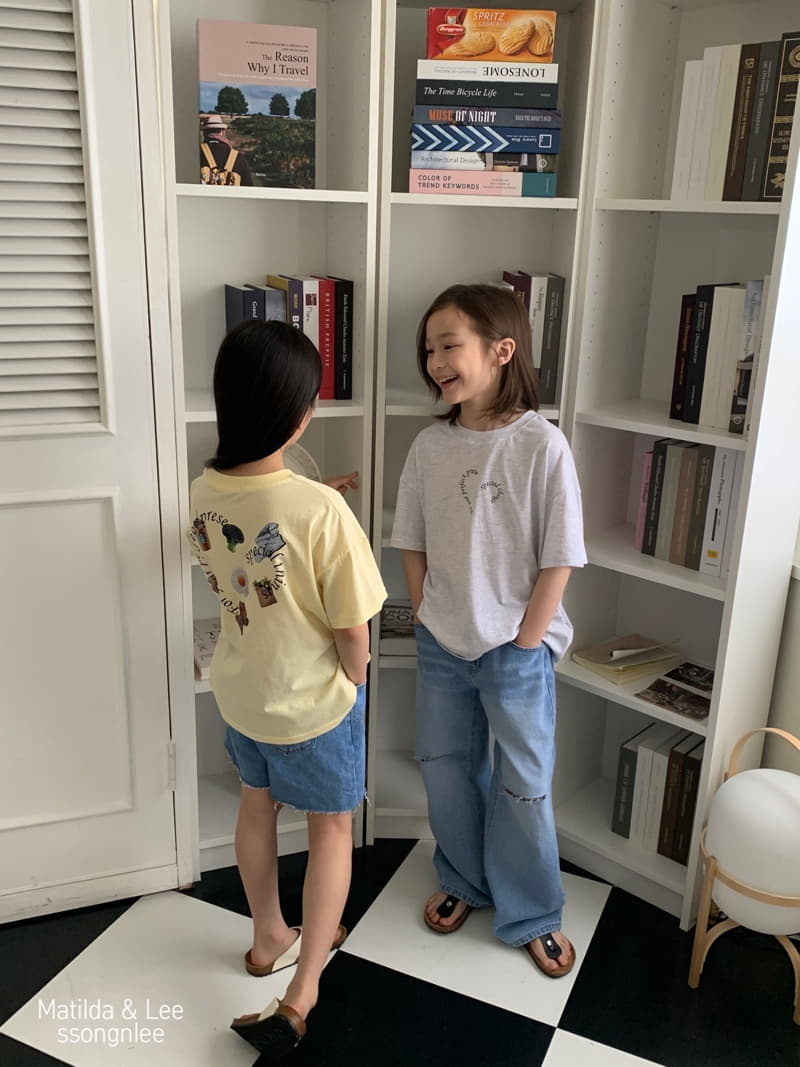 Matilda & Lee - Korean Children Fashion - #discoveringself - Heart Paint Tee - 5