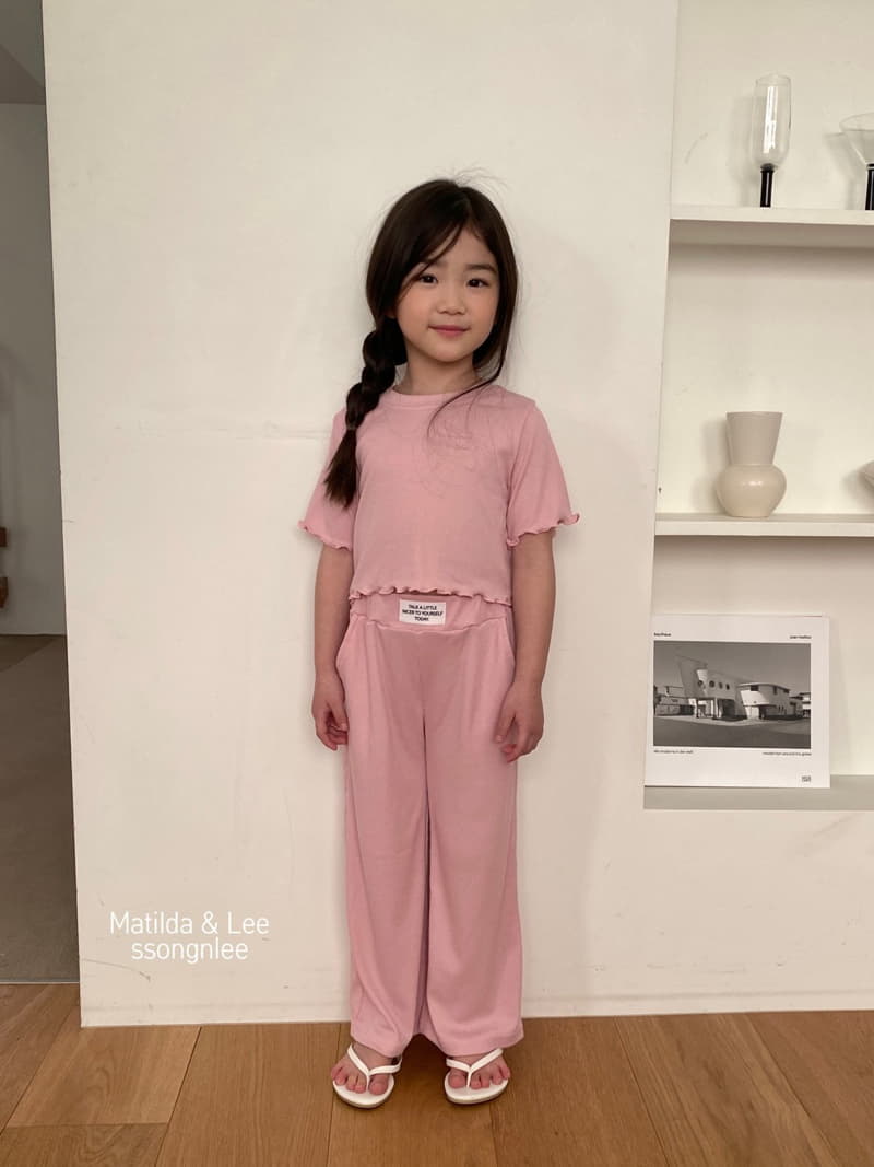 Matilda & Lee - Korean Children Fashion - #discoveringself - Today Label Top Bottom Set