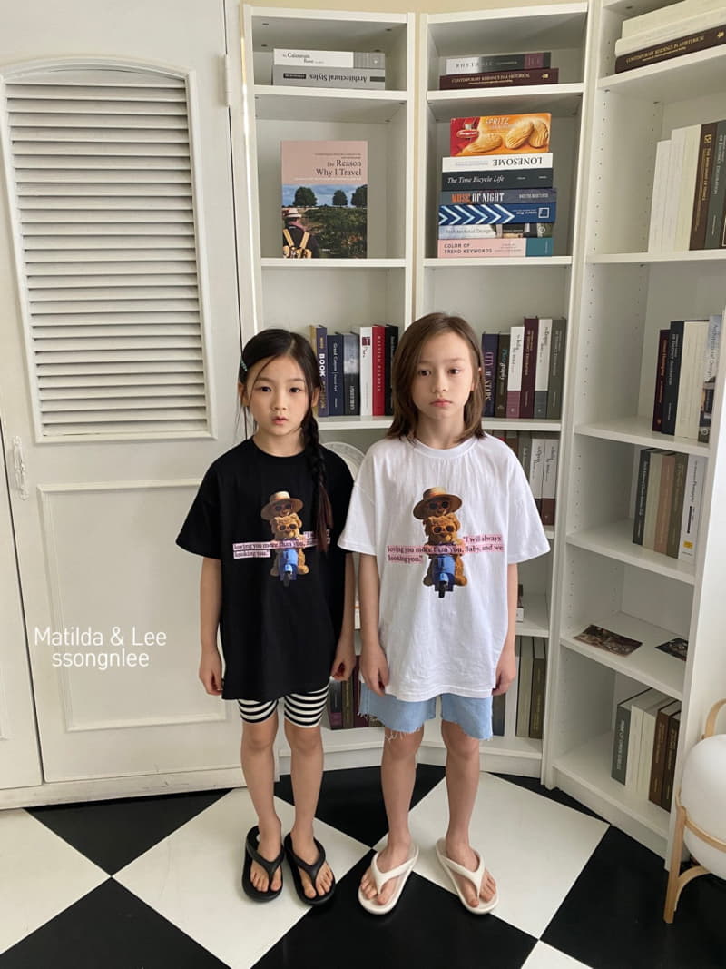 Matilda & Lee - Korean Children Fashion - #discoveringself - Bear Bike Tee - 11