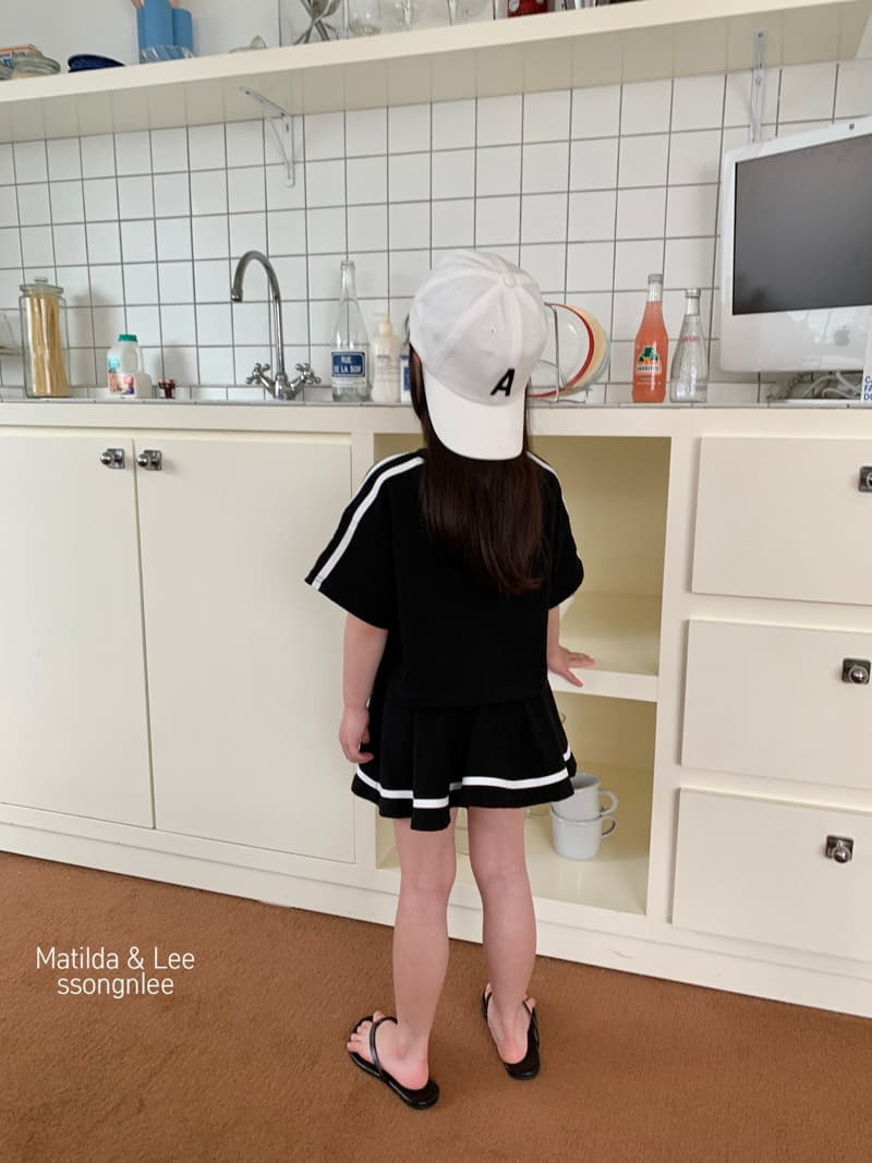 Matilda & Lee - Korean Children Fashion - #discoveringself - Rugby Skirt Top Bottom Set - 9