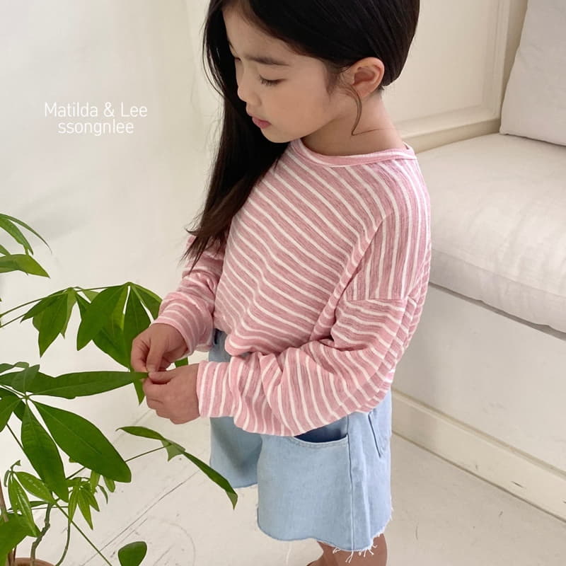 Matilda & Lee - Korean Children Fashion - #discoveringself - Wide Denim Shorts - 10