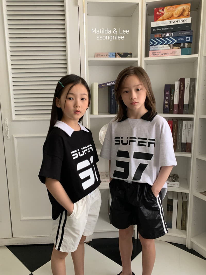 Matilda & Lee - Korean Children Fashion - #fashionkids - 97 Collar Tee - 5