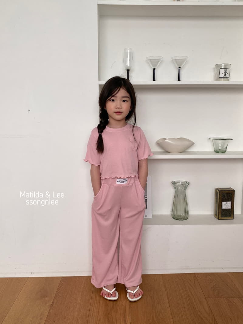 Matilda & Lee - Korean Children Fashion - #fashionkids - Today Label Top Bottom Set - 2