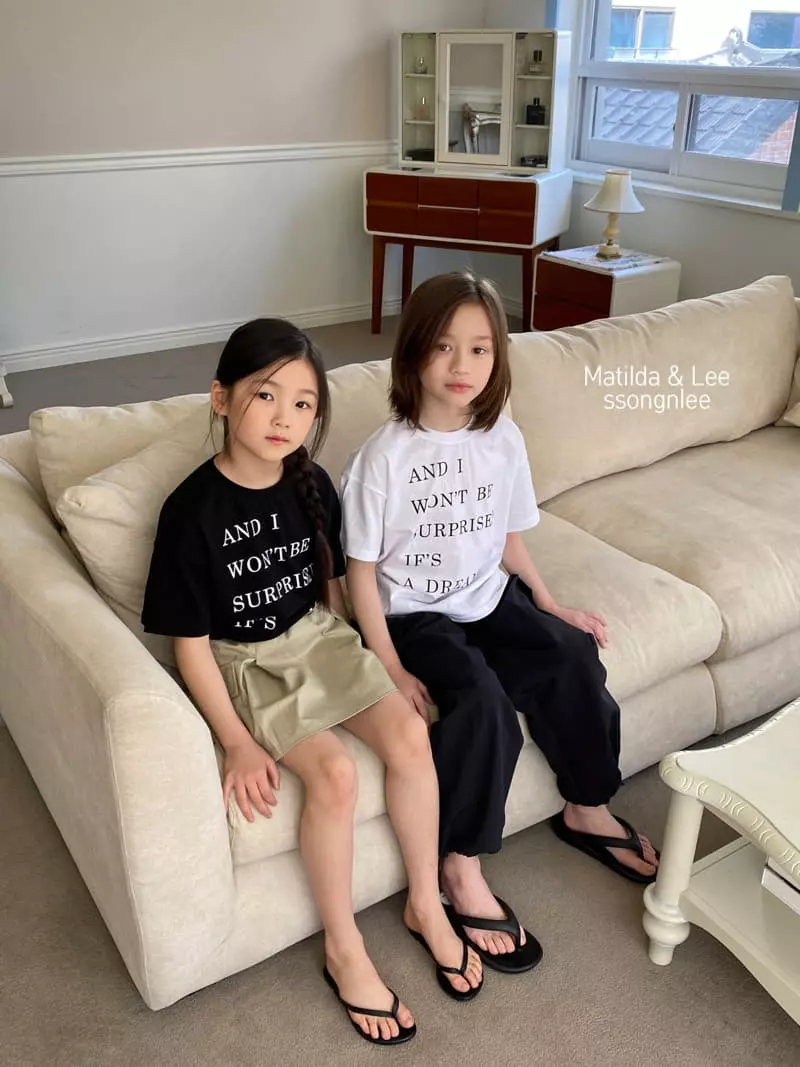 Matilda & Lee - Korean Children Fashion - #fashionkids - Lettering Tee - 9