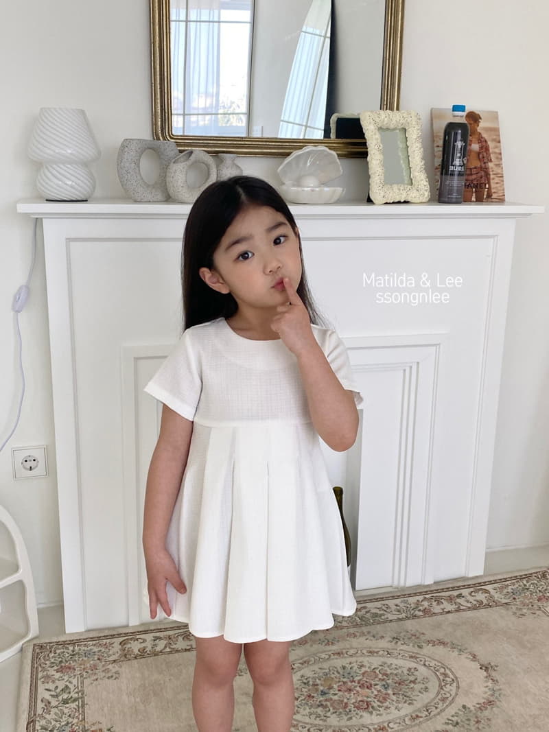 Matilda & Lee - Korean Children Fashion - #fashionkids - Mini Wrinkle One-piece