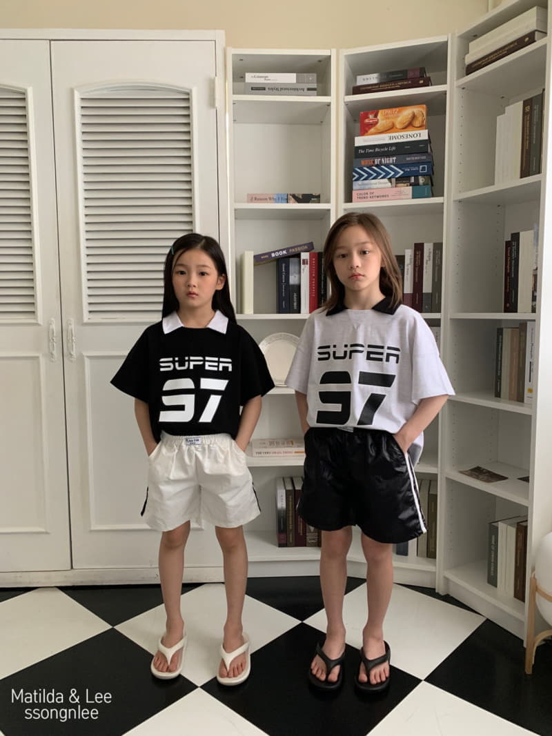 Matilda & Lee - Korean Children Fashion - #kidsshorts - 97 Collar Tee - 6