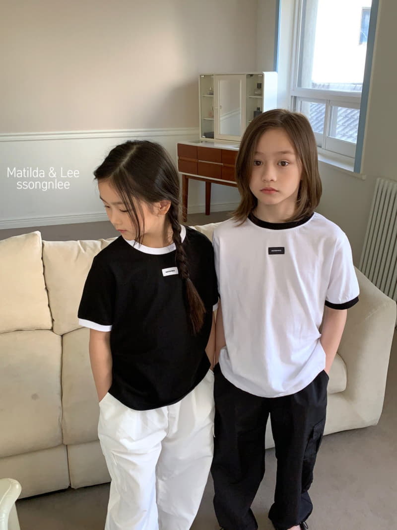 Matilda & Lee - Korean Children Fashion - #kidsshorts - Color Label Tee - 5