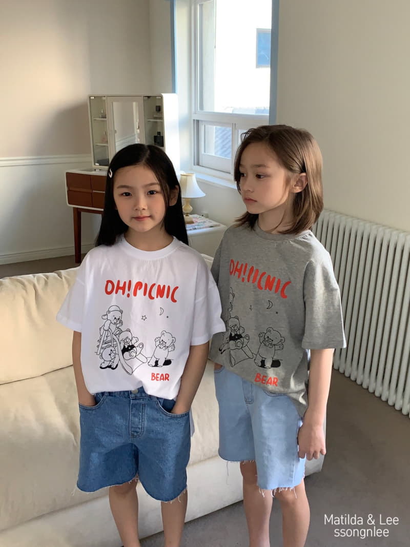 Matilda & Lee - Korean Children Fashion - #kidsshorts - Picnic Tee - 2