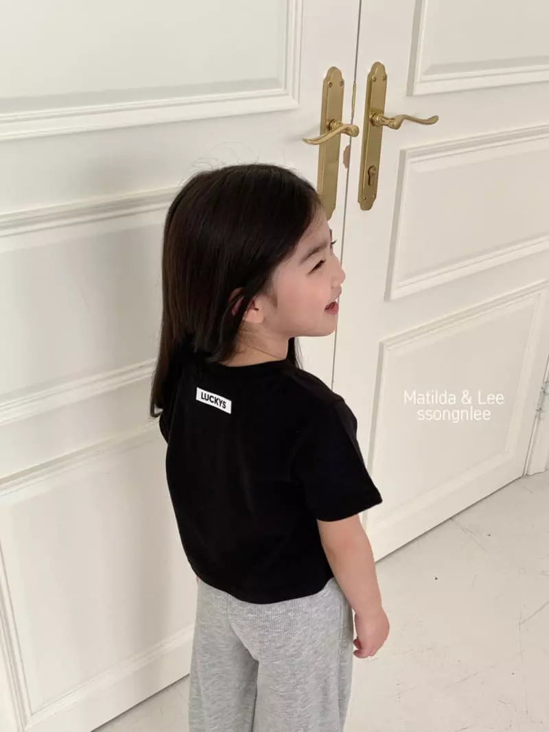 Matilda & Lee - Korean Children Fashion - #kidsshorts - Lucky Crop Tee - 11