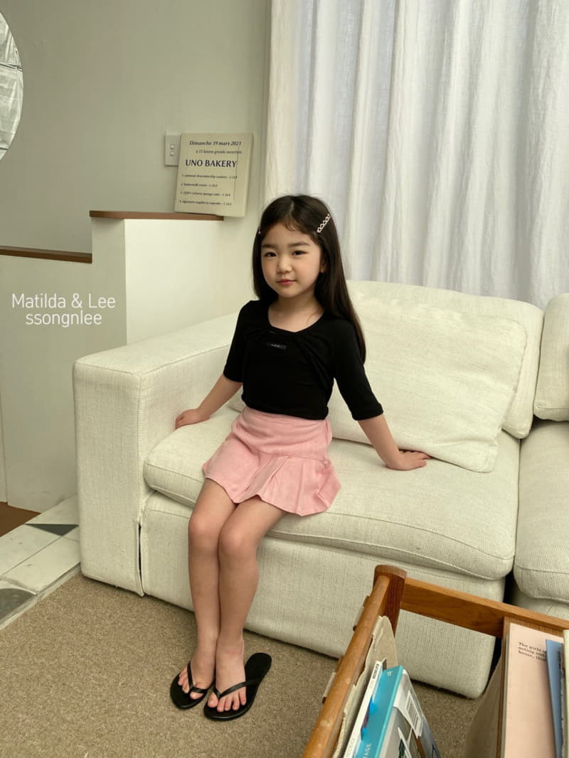 Matilda & Lee - Korean Children Fashion - #kidsstore - Label String Sleeveless - 12