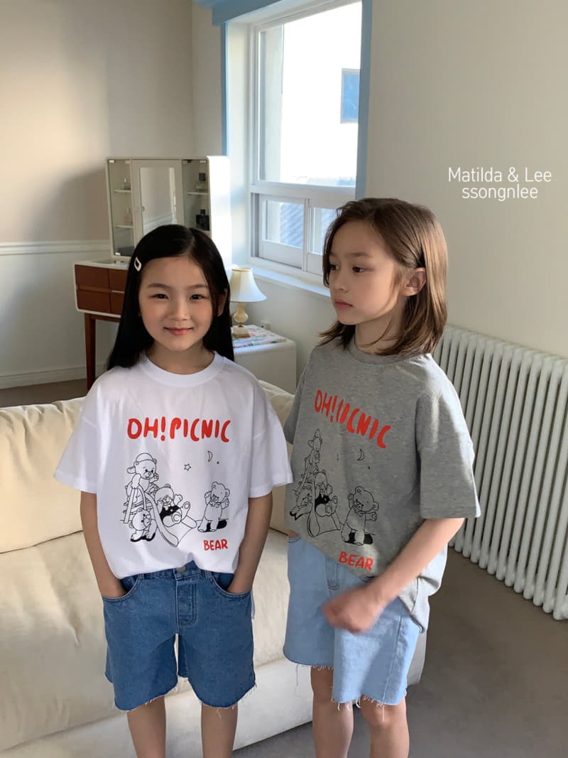 Matilda & Lee - Korean Children Fashion - #kidsstore - Picnic Tee - 3