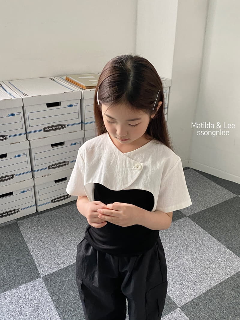 Matilda & Lee - Korean Children Fashion - #kidzfashiontrend - Short Sleeves Crop Jacket - 12