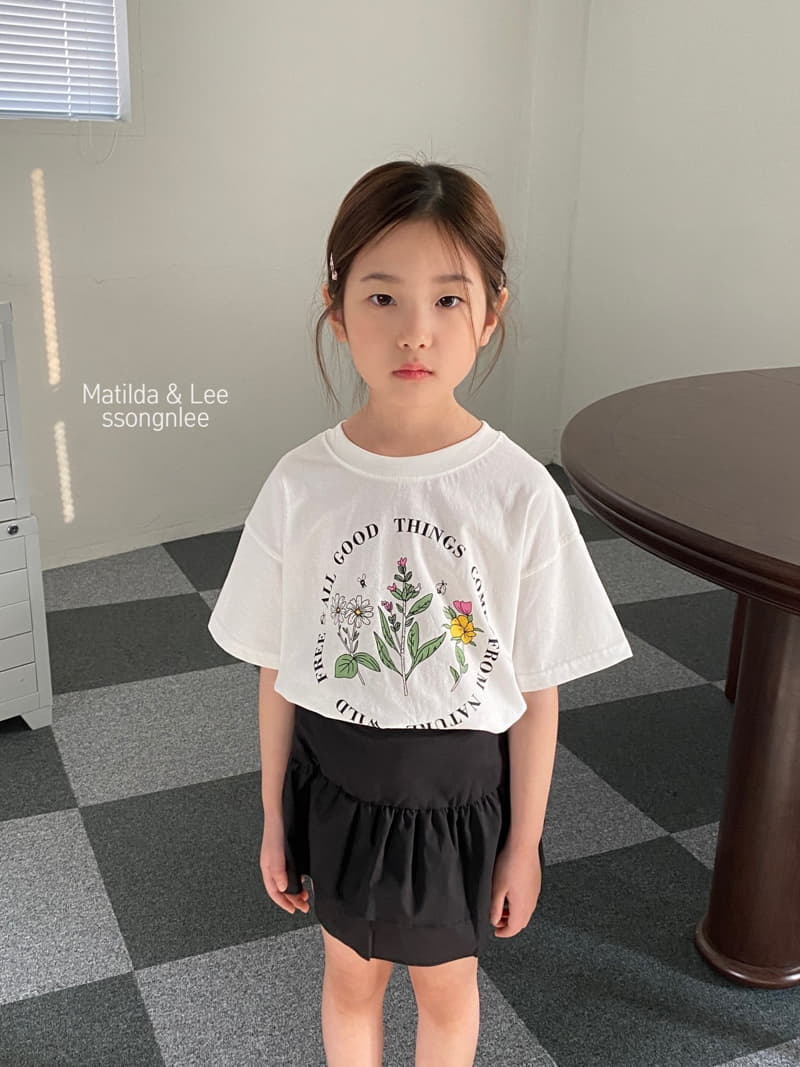 Matilda & Lee - Korean Children Fashion - #kidzfashiontrend - Flower Tee